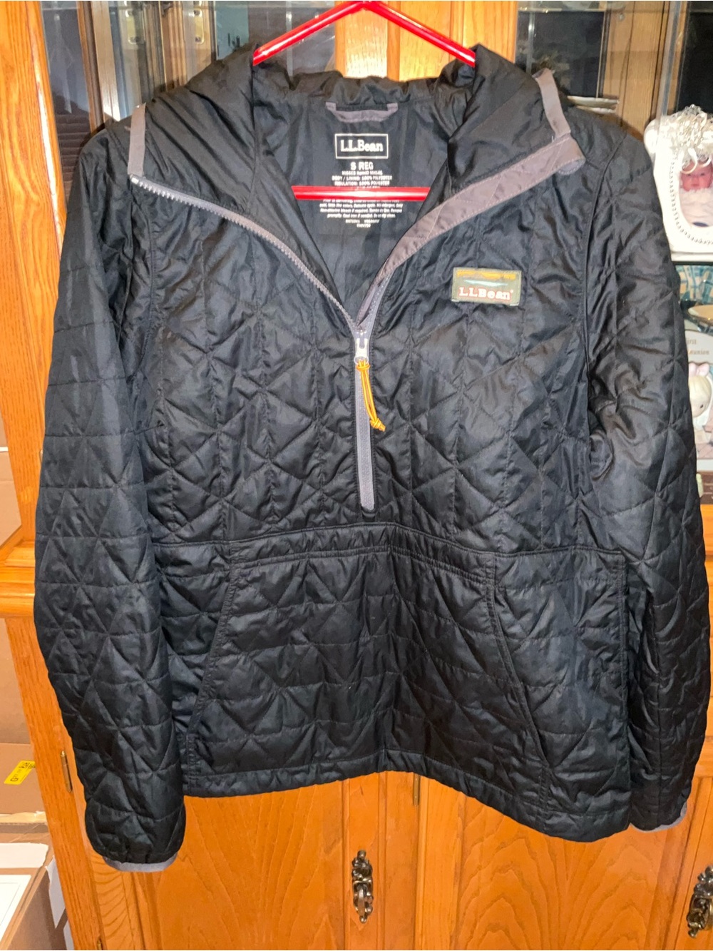 L.L. Bean Womens Black Quilted Packable Jacket Small